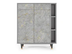 Aparador - 96х110х41 cm - BS6 - Mariana Trench, Gris