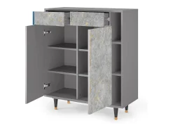 Aparador - 96х110х41 cm - BS6 - Mariana Trench, Gris