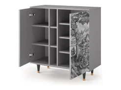 Aparador - 94х96х41 cm - BS5 - Milites Requiescentes, Gris