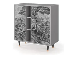 Aparador - 94х96х41 cm - BS5 - Milites Requiescentes, Gris