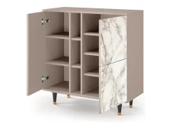 Aparador - 94х96х41 cm - BS5 - Milk Marble, Latte