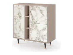 Aparador - 94х96х41 cm - BS5 - Milk Marble, Latte