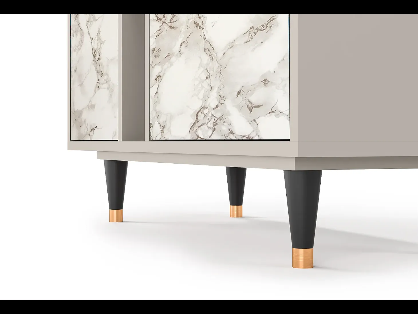 Aparador - 94х96х41 cm - BS5 - Milk Marble, Arena
