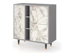 Aparador - 94х96х41 cm - BS5 - Milk Marble, Gris