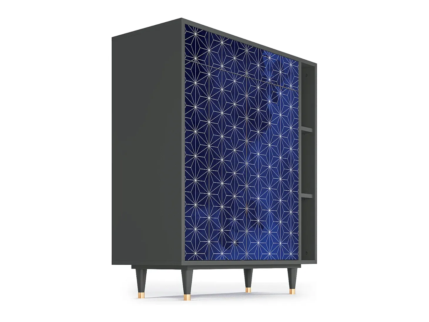 Aparador - 96х110х41 cm - BS6 - Milky Way, Antracita