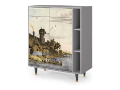 Aparador - 96х110х41 cm - BS6 - Mill along a River, Gris