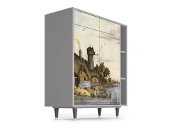 Aparador - 96х110х41 cm - BS6 - Mill along a River, Gris