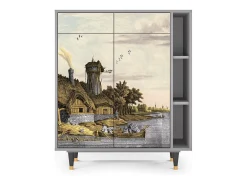 Aparador - 96х110х41 cm - BS6 - Mill along a River, Gris