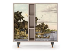 Aparador - 94х96х41 cm - BS5 - Mill along a River, Latte