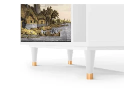 Aparador - 96х110х41 cm - BS6 - Mill along a River, Blanco