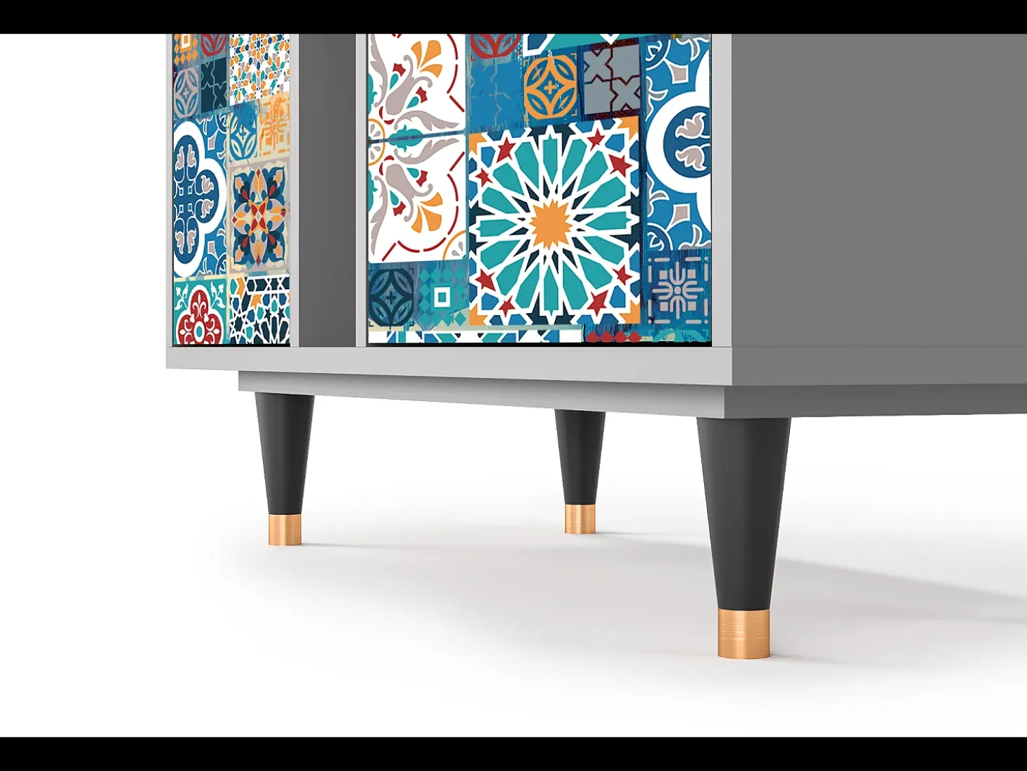 Aparador - 94х96х41 cm - BS5 - Moroccan Market, Gris