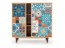 Aparador - 94х96х41 cm - BS5 - Moroccan Market, Nogal