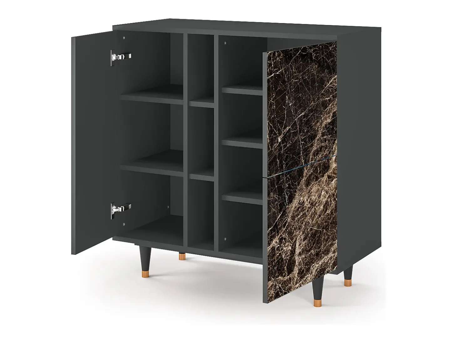 Aparador - 94х96х41 cm - BS5 - Night Abyss, Antracita