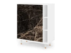 Aparador - 96х110х41 cm - BS6 - Night Abyss, Blanco