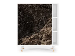 Aparador - 96х110х41 cm - BS6 - Night Abyss, Blanco