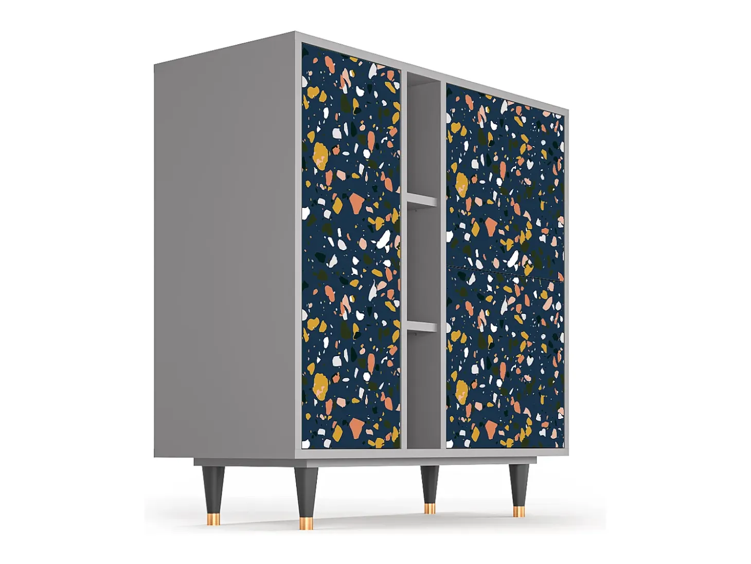 Aparador - 94х96х41 cm - BS5 - Night Sky Langhterns, Gris