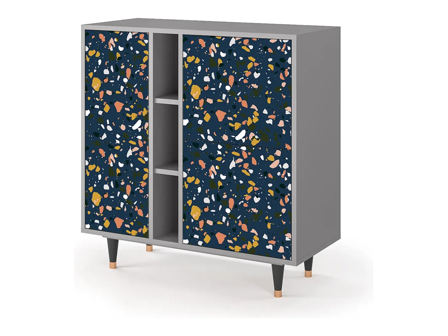 Aparador - 94х96х41 cm - BS5 - Night Sky Langhterns, Gris