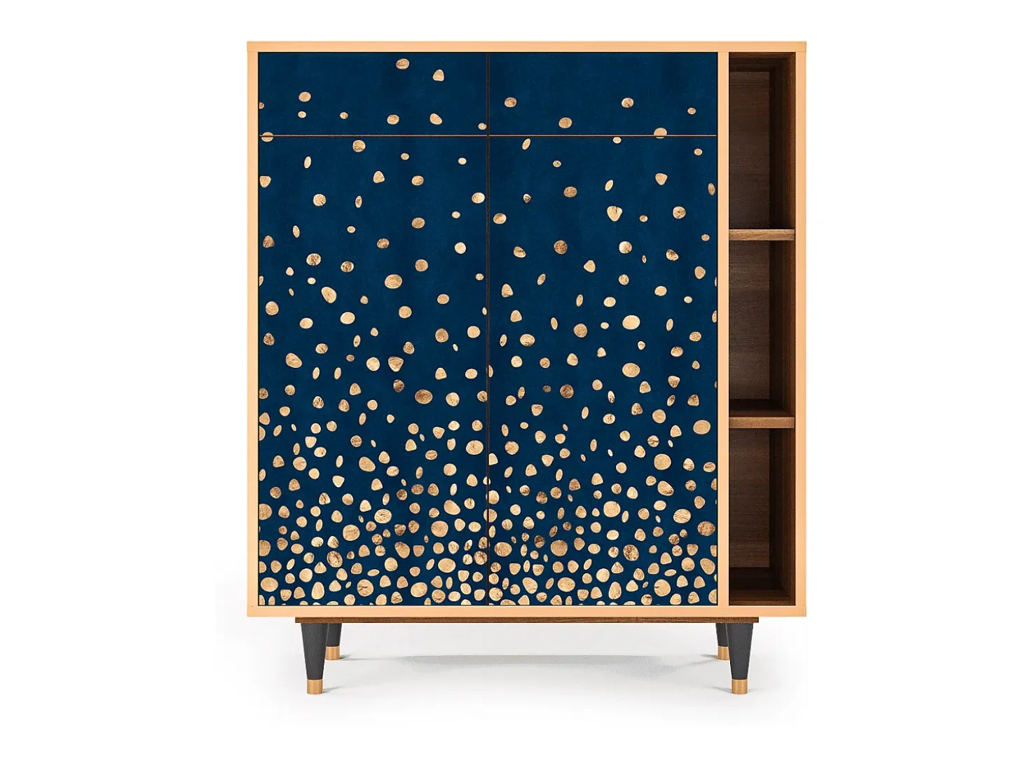 Aparador - 96х110х41 cm - BS6 - Night Skies, Nogal
