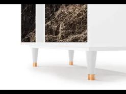 Aparador - 94х96х41 cm - BS5 - Night Abyss, Blanco