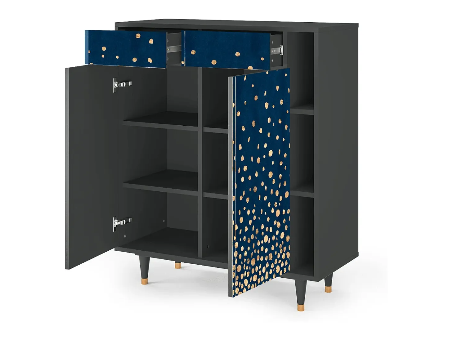 Aparador - 96х110х41 cm - BS6 - Night Skies, Antracita