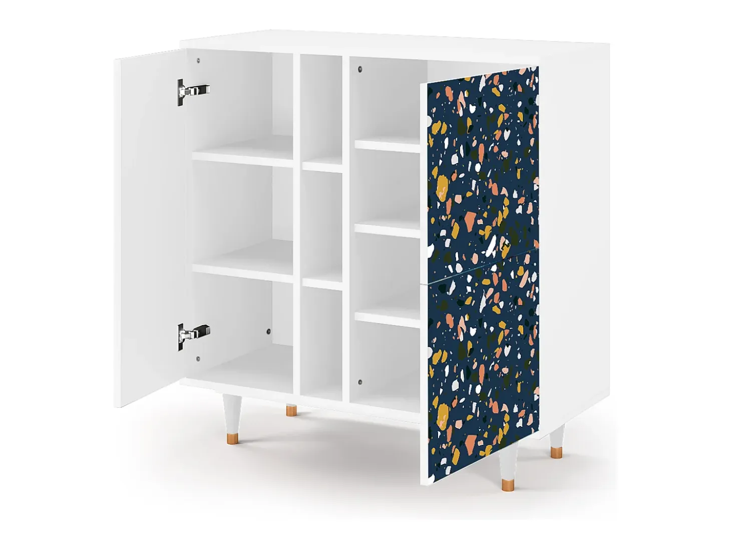 Aparador - 94х96х41 cm - BS5 - Night Sky Langhterns, Blanco