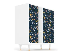 Aparador - 94х96х41 cm - BS5 - Night Sky Langhterns, Blanco