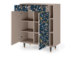 Aparador - 96х110х41 cm - BS6 - Night Sky Langhterns, Latte
