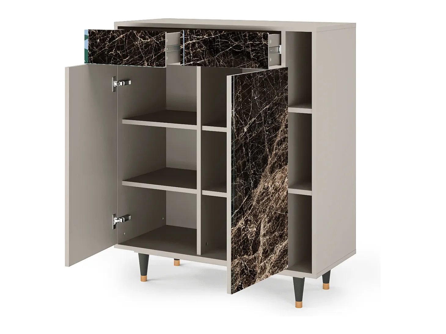 Aparador - 96х110х41 cm - BS6 - Night Abyss, Arena
