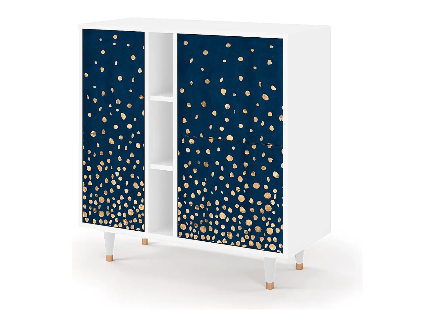 Aparador - 94х96х41 cm - BS5 - Night Skies, Blanco