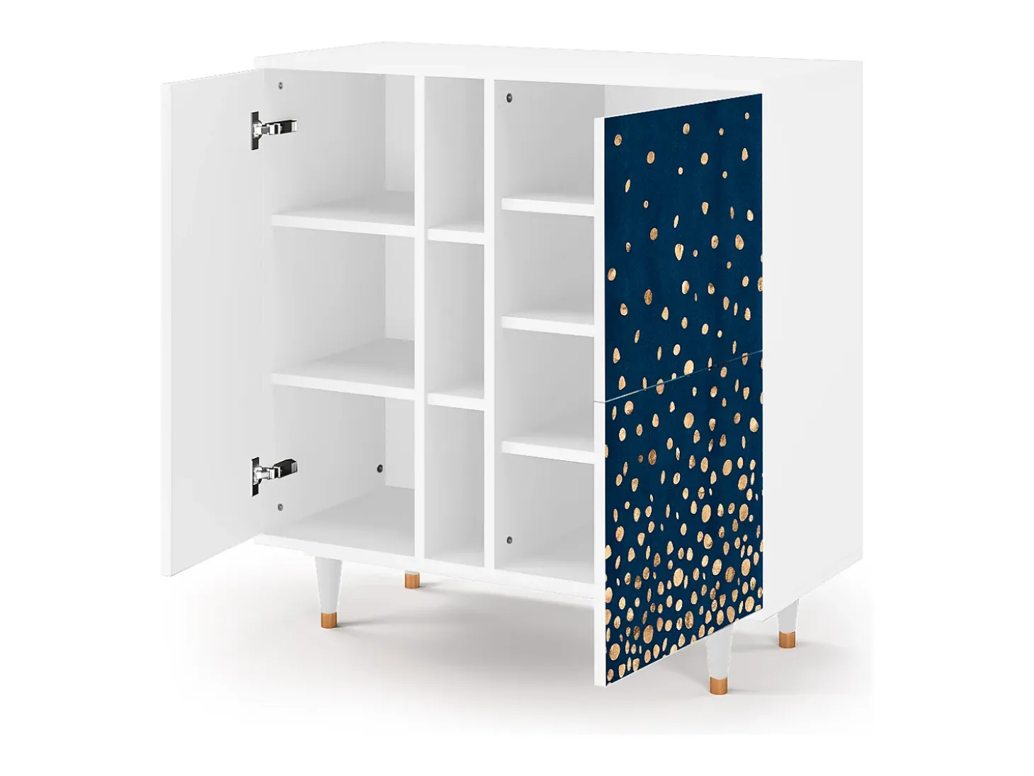 Aparador - 94х96х41 cm - BS5 - Night Skies, Blanco