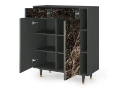 Aparador - 96х110х41 cm - BS6 - Night Abyss, Antracita