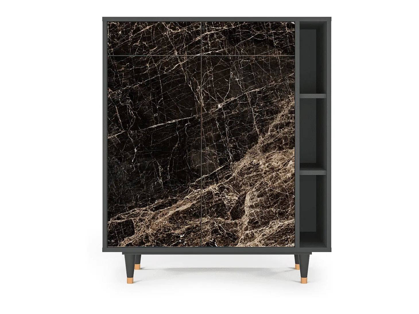 Aparador - 96х110х41 cm - BS6 - Night Abyss, Antracita