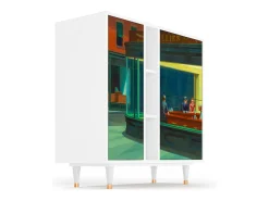Aparador - 94х96х41 cm - BS5 - Nighthawks by Hopper, Blanco