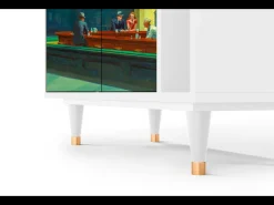Aparador - 96х110х41 cm - BS6 - Nighthawks by Hopper, Blanco