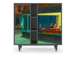 Aparador - 94х96х41 cm - BS5 - Nighthawks by Hopper, Antracita