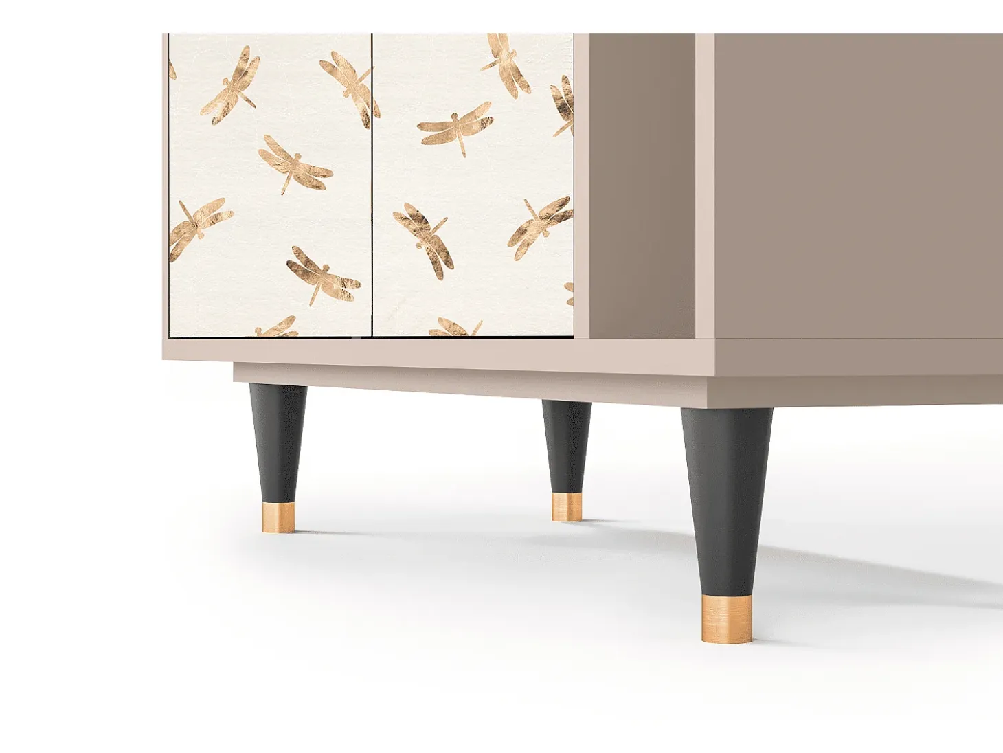 Aparador - 96х110х41 cm - BS6 - Nude Dragonflies, Latte