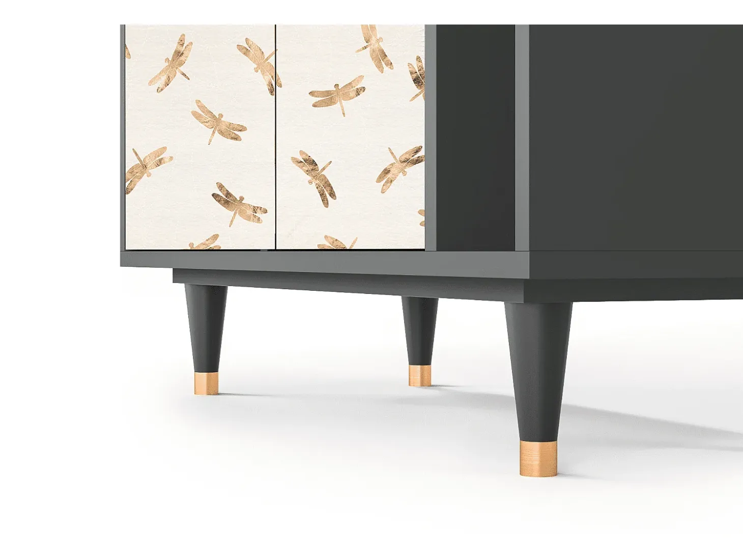 Aparador - 96х110х41 cm - BS6 - Nude Dragonflies, Antracita