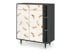 Aparador - 96х110х41 cm - BS6 - Nude Dragonflies, Antracita