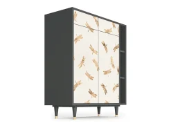 Aparador - 96х110х41 cm - BS6 - Nude Dragonflies, Antracita