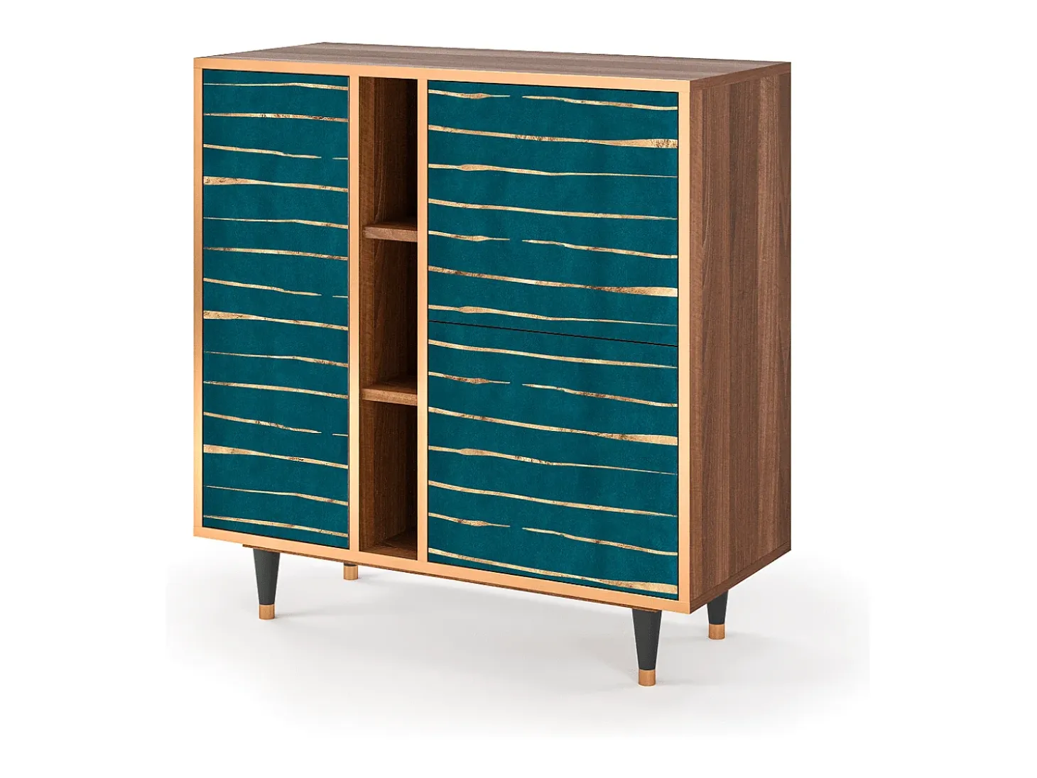 Aparador - 94х96х41 cm - BS5 - Ocean Drive, Nogal