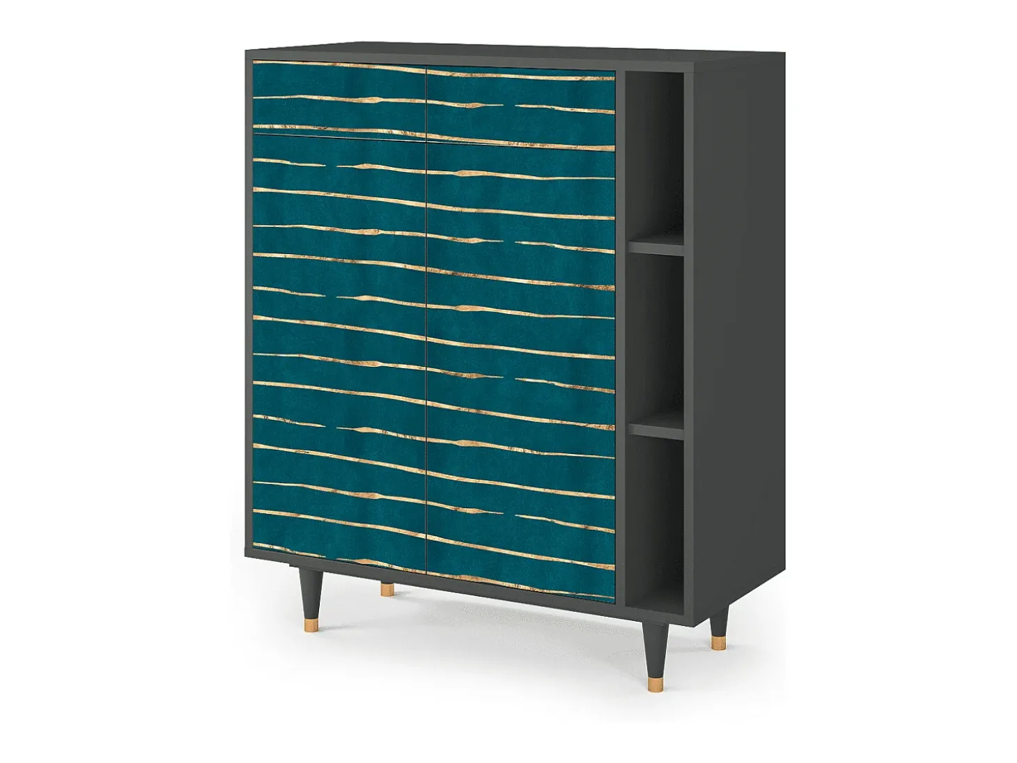 Aparador - 96х110х41 cm - BS6 - Ocean Drive, Antracita