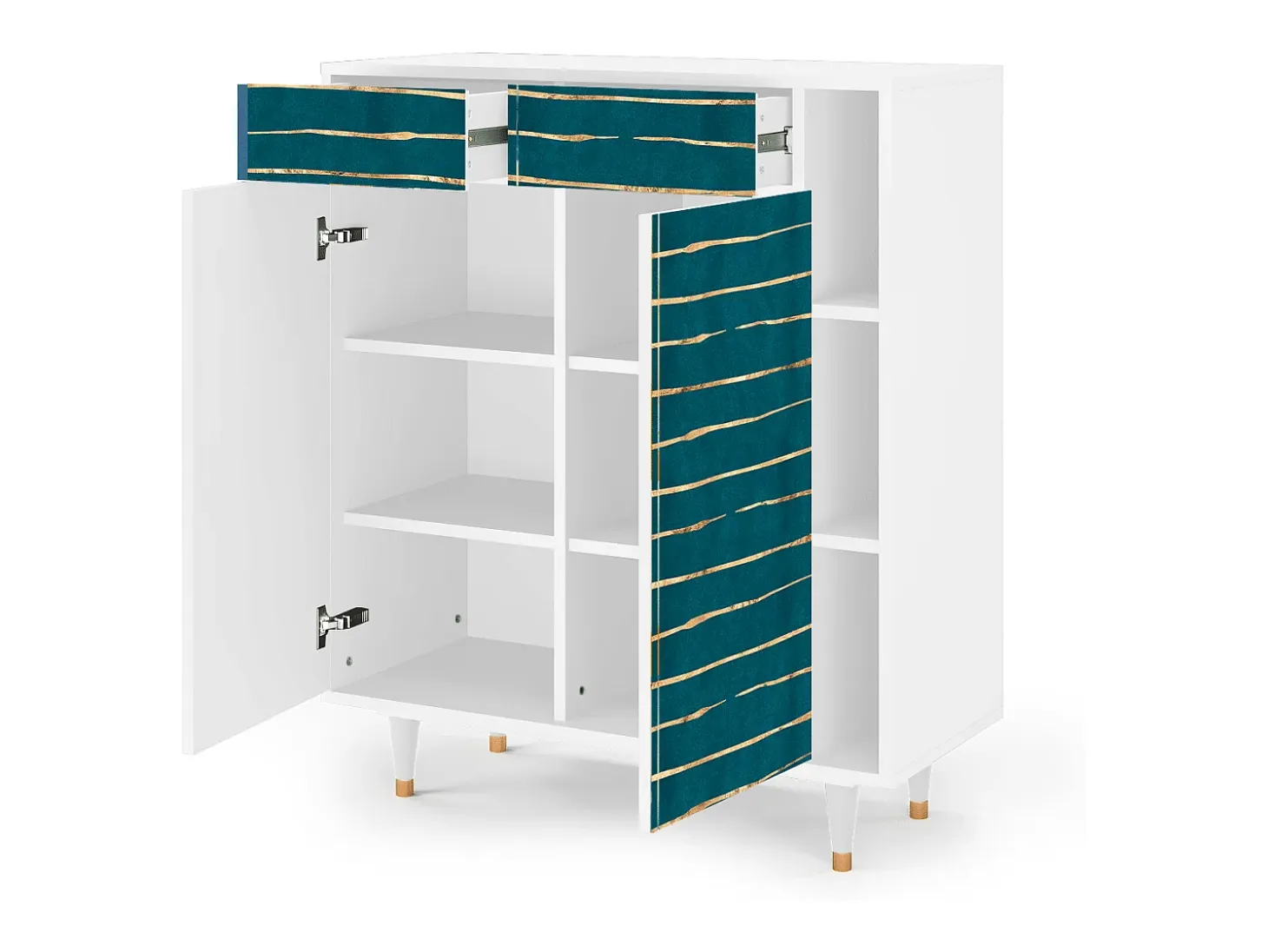 Aparador - 96х110х41 cm - BS6 - Ocean Drive, Blanco