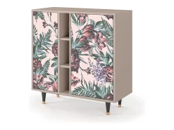Aparador - 94х96х41 cm - BS5 - Peach Peonies, Latte