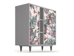 Aparador - 94х96х41 cm - BS5 - Peach Peonies, Gris