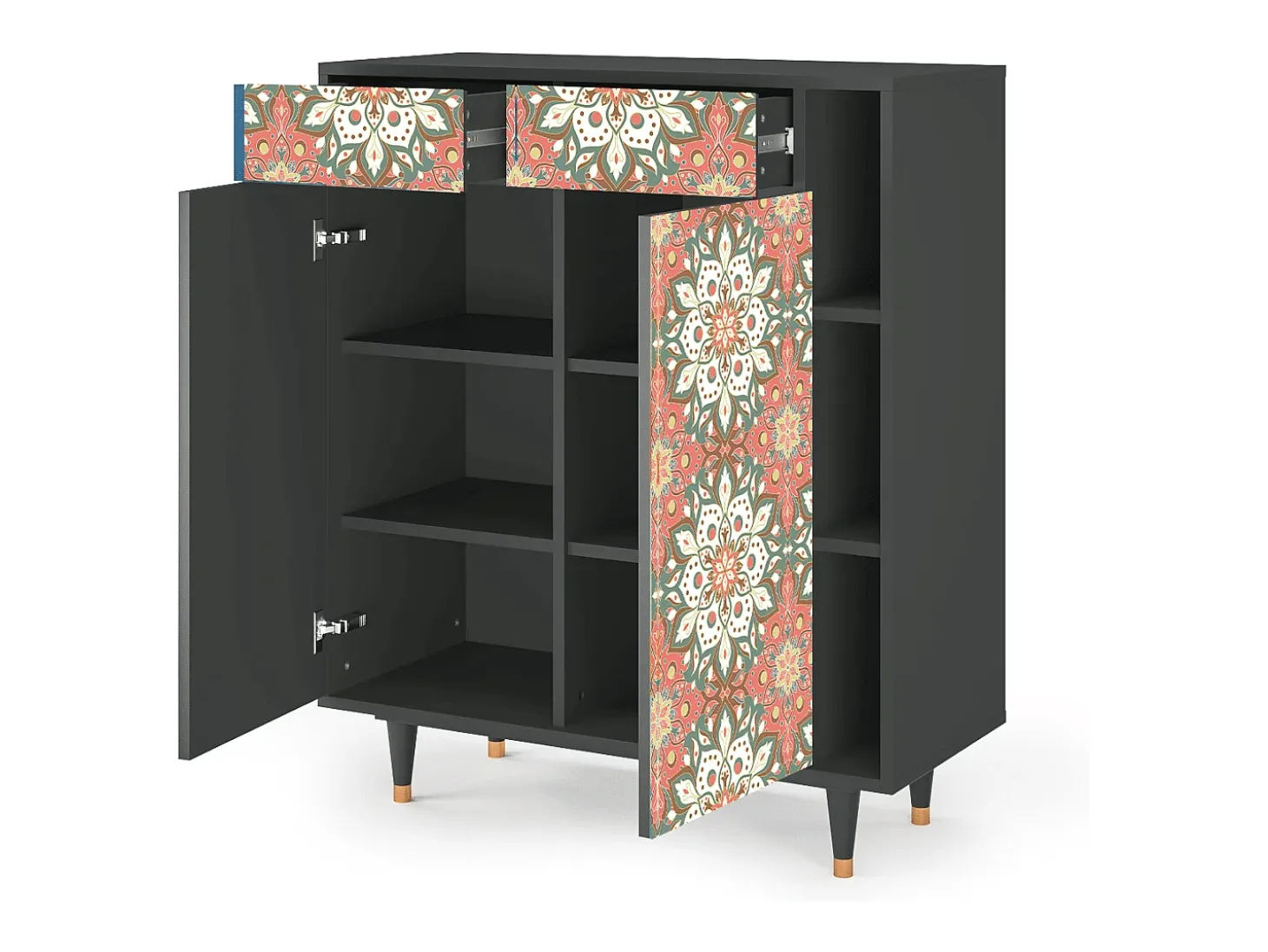 Aparador - 96х110х41 cm - BS6 - Peach Grove, Antracita