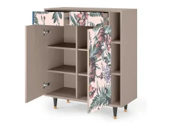 Aparador - 96х110х41 cm - BS6 - Peach Peonies, Latte