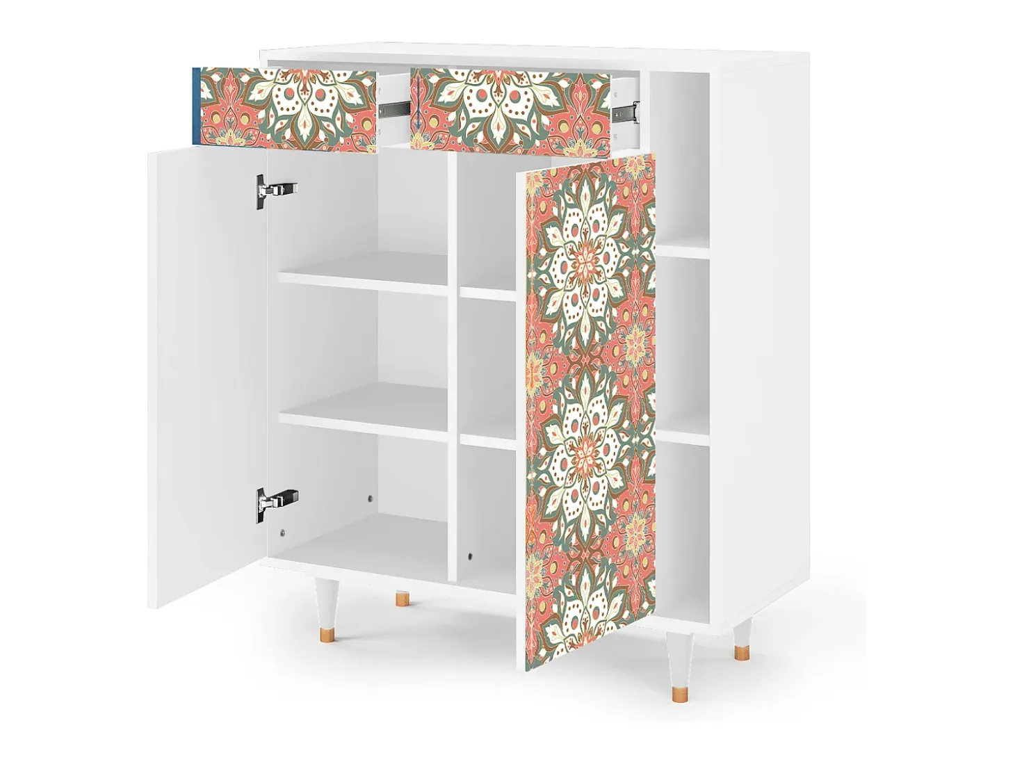 Aparador - 96х110х41 cm - BS6 - Peach Grove, Blanco