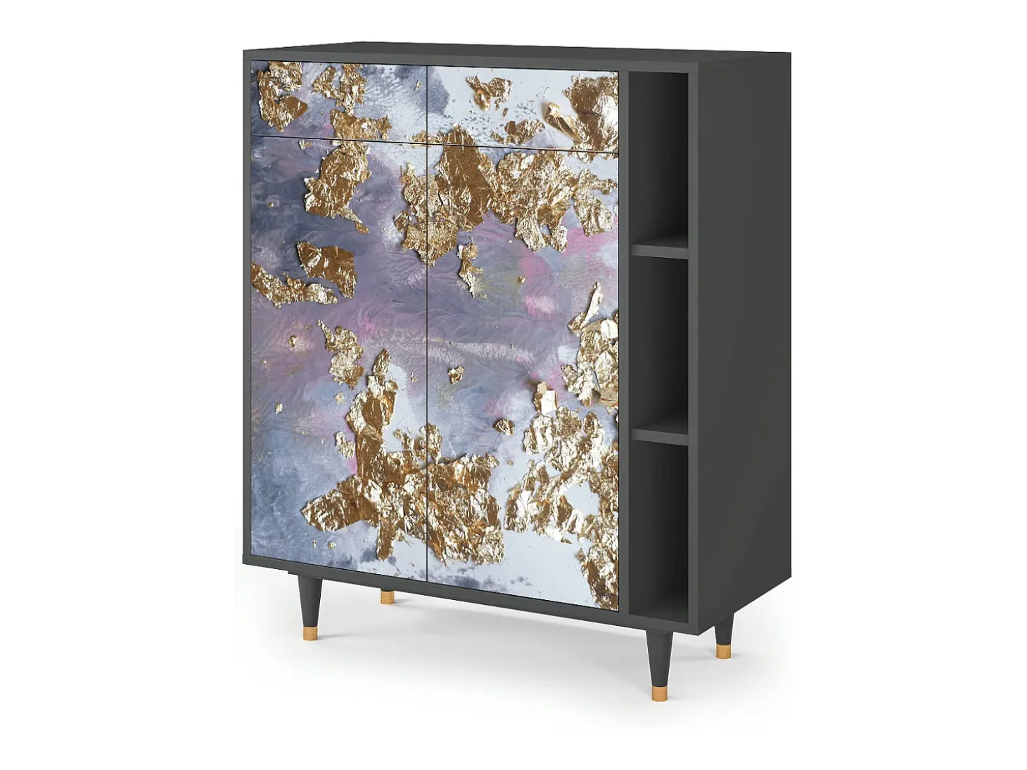 Aparador - 96х110х41 cm - BS6 - Planet Earth, Antracita