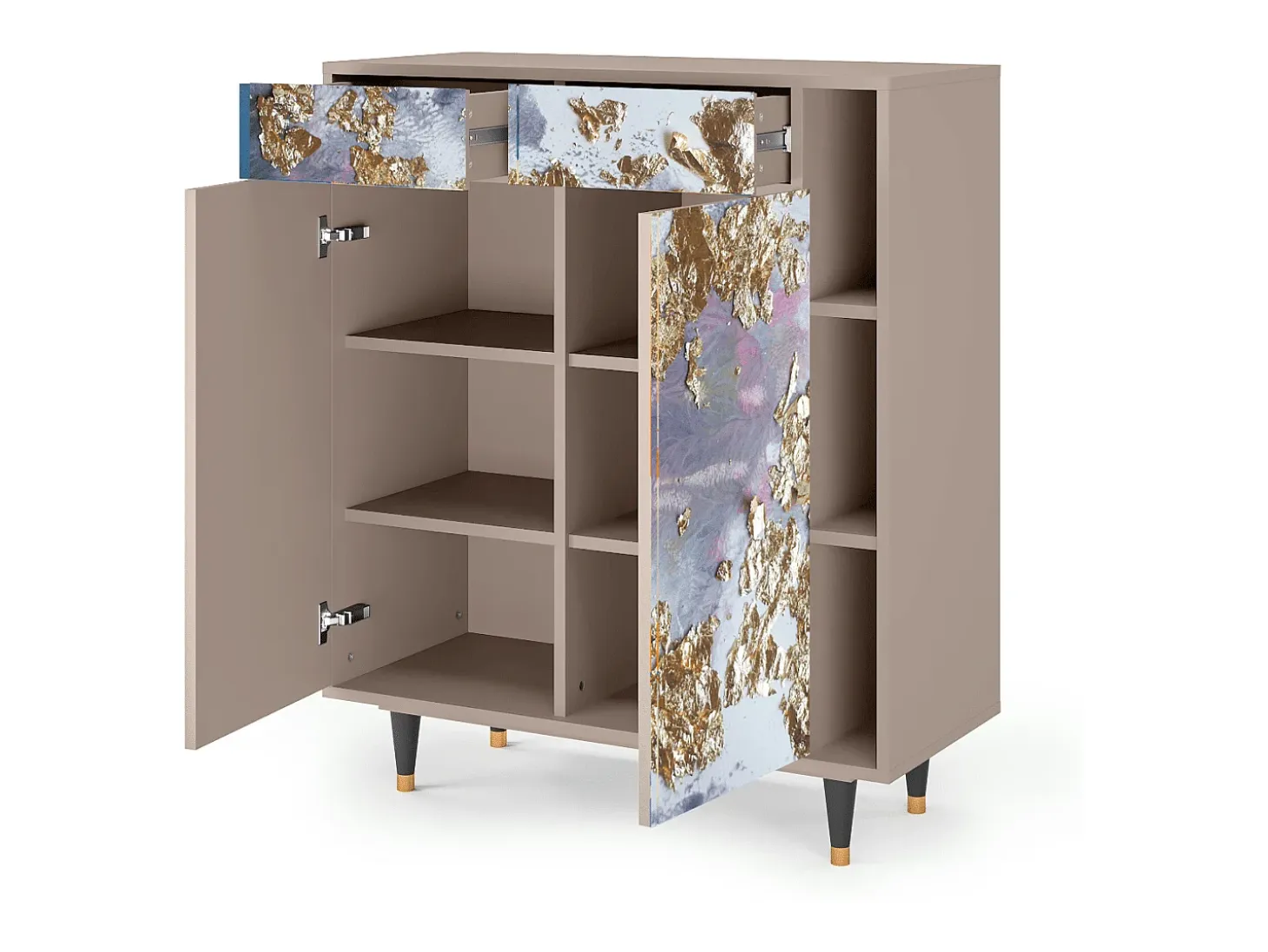 Aparador - 96х110х41 cm - BS6 - Planet Earth, Latte
