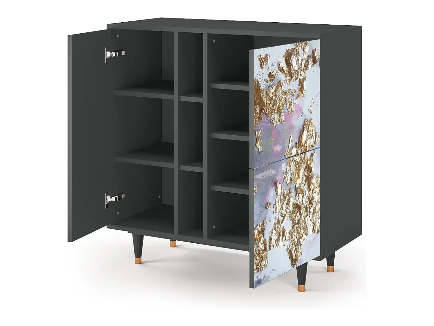 Aparador - 94х96х41 cm - BS5 - Planet Earth, Antracita